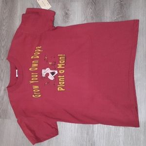 Grow Your Own Dope Plant A Man Vintage Screen Print Gag Gift Pot Stoner 90s